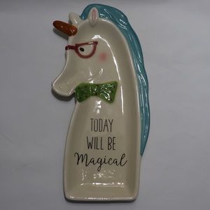 😁 Dapper Unicorn Ceramic Spoon Rest